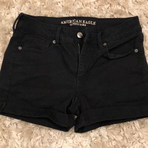 American Eagle Next Level Stretch Midi Black Short